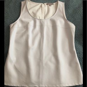 White patch stitch top